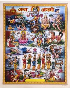 Krishna Janmastami (Poster Size: 20"X16")