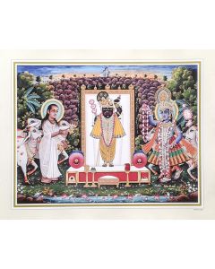 Lord Shrinath Ji (Poster Size: 20"X16")