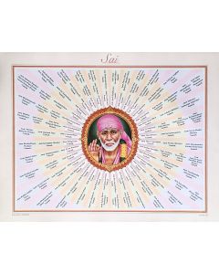 Sai Baba (Poster Size: 20"X16")